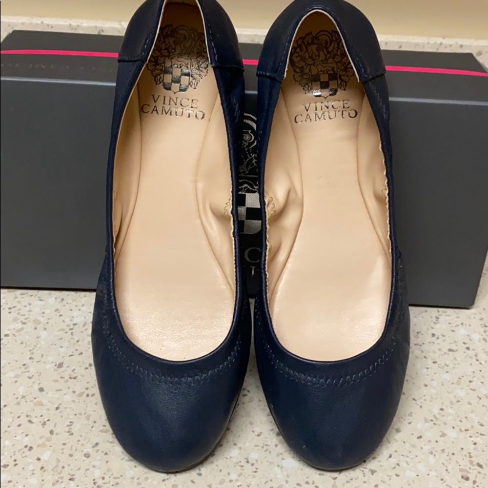 Vince Camuto ‘Ellen’ leather ballet flats